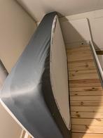 Ikea bedbank - FLEKKE met 1 Emma Matras, Wit, Tweepersoons, Ophalen of Verzenden, Zo goed als nieuw
