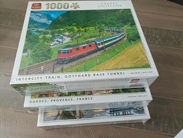 3 King Puzzel 1000 Stukjes - Nieuw! 3 euro per stuk beschikbaar voor biedingen