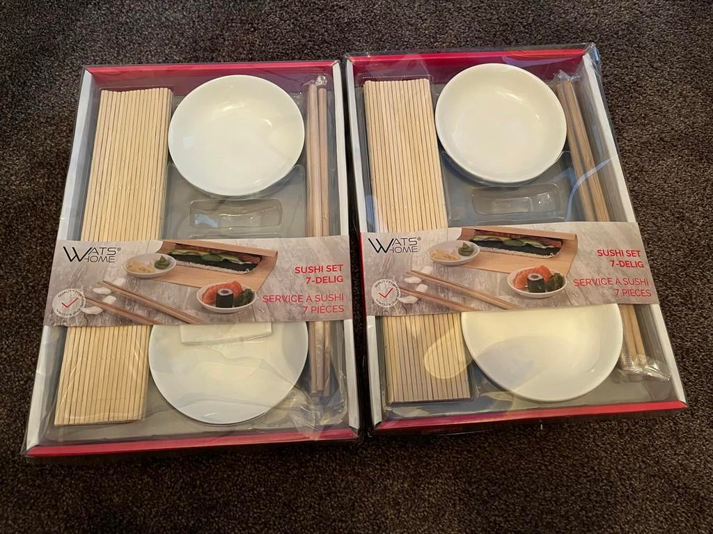2 Nieuwe Sushi Sets - Compleet voor een gezellige maaltijd, Ophalen of Verzenden, Nieuw