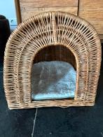 Stevige kattenmand rotan / vervoersmand, Dieren en Toebehoren, Ophalen, Gebruikt, Riet