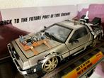 Back to the Future 3 DeLorean time machine 1:18 nieuw, Ophalen of Verzenden, Zo goed als nieuw, Overige merken