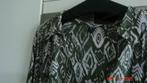 Mooie blouse/tuniek KIABI 4XL58/60/62/64 legergroen/wit, Kleding | Dames, Grote Maten, Verzenden, Nieuw, Overige kleuren, Blouse of Tuniek