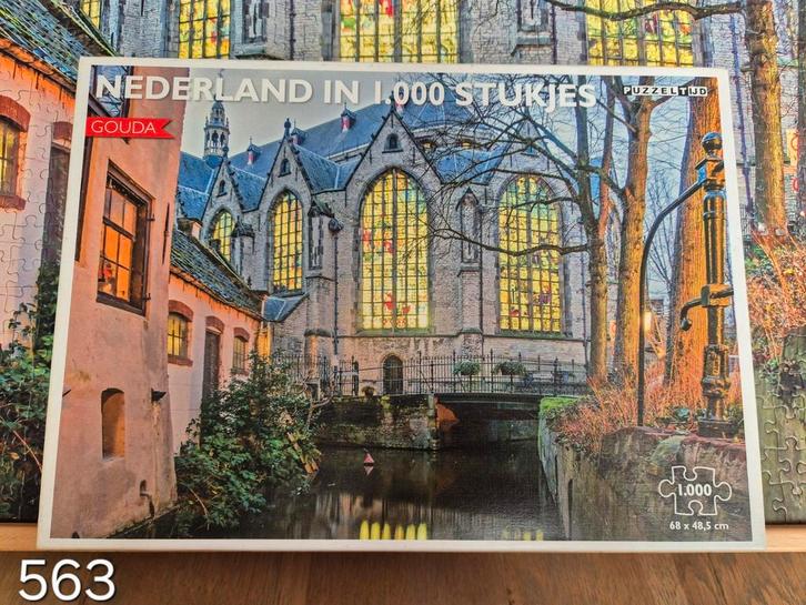 Puzzeltijd. Nederland in 1000 stukjes. Gouda, Hobby en Vrije tijd, Denksport en Puzzels, Gebruikt, Legpuzzel, 500 t/m 1500 stukjes