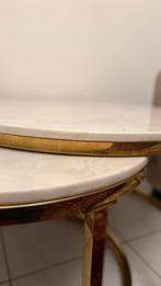 Marmer Tafel (tea tafel ), Ophalen of Verzenden