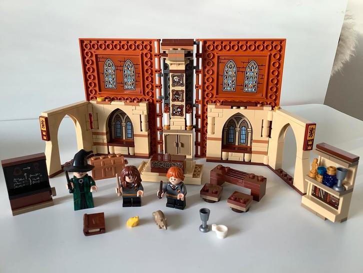 LEGO Harry Potter Zweinstein Moment: Transfiguratieles 76382, Kinderen en Baby's, Speelgoed | Duplo en Lego, Zo goed als nieuw
