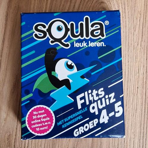 Squla flits quiz groep 4-5, Hobby en Vrije tijd, Gezelschapsspellen | Kaartspellen, Zo goed als nieuw, Ophalen of Verzenden