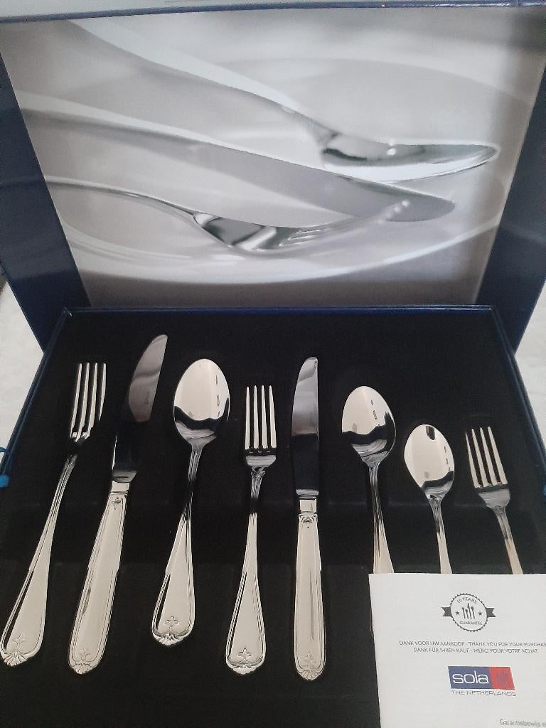 Nieuw verzilverd bestekset 50-delig, Ophalen, Nieuw, Zilver, Bestekset