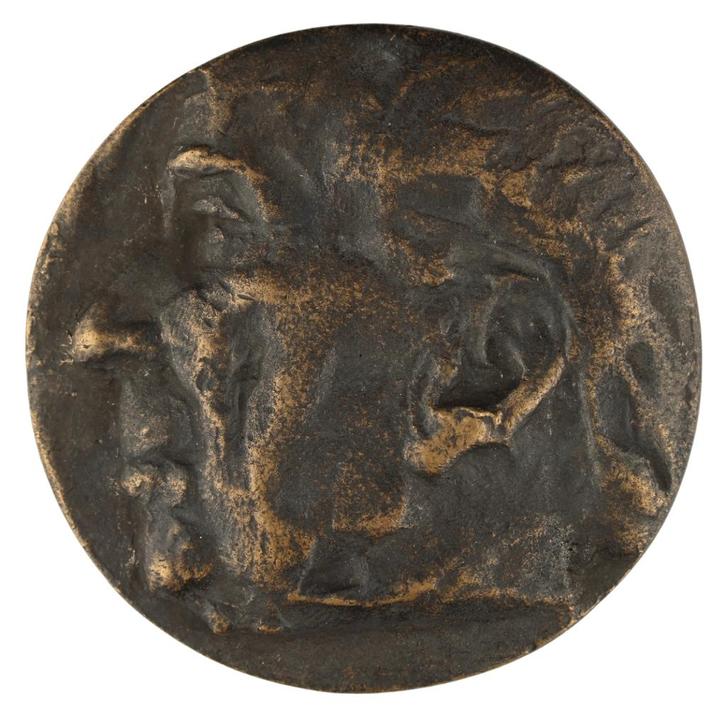 Ontwerp VPK 1963 Eric Claus : Frank Lloyd Wright, Postzegels en Munten, Penningen en Medailles, Brons, Nederland, Verzenden