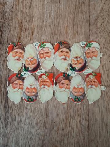 Vintage kerstmannen  beschikbaar voor biedingen