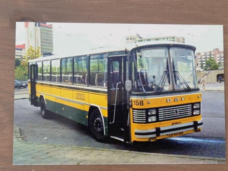 Foto BUS BBA Breda 158, Verzamelen, Spoorwegen en Tramwegen, Gebruikt, Bus of Metro, Overige typen, Verzenden
