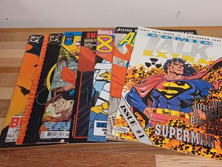 7 vintage strips van Superman / Batman - DC Comic / Marvel, Boeken, Strips | Comics, Gelezen, Meerdere comics, Europa, Ophalen of Verzenden