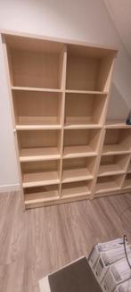 2 delige stevige boekenkast made in Denmark, Huis en Inrichting, Ophalen, Ahorn grenen fineer kast, 50 tot 100 cm, Zo goed als nieuw