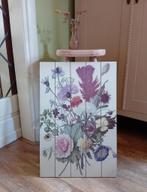 Leuke vintage bloemen lijst, Overige typen, Minder dan 50 cm, Gebruikt, 50 tot 75 cm