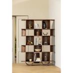 Sinne boekenkast hout walnoot 180x130cm, Doe-het-zelf en Verbouw, Hout en Planken, Ophalen, Minder dan 25 mm, Plank, Minder dan 200 cm