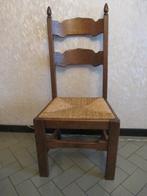 stoelen in eikenhout, Huis en Inrichting, Stoelen, Ophalen, Gebruikt, Bruin