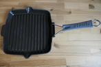 Gietijzeren Staub grillpan, Gietijzer, Ophalen of Verzenden, Zo goed als nieuw, Keramische plaat