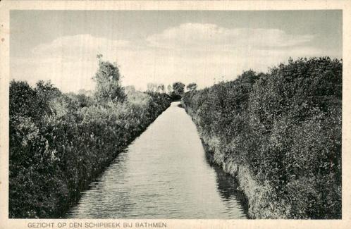 Bathmen - Gezicht op den Schipbeek, Verzamelen, Ansichtkaarten | Nederland, Ongelopen, Overijssel, Voor 1920, Ophalen of Verzenden