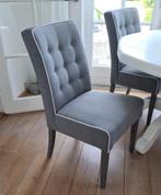 4 eetkamer stoelen, Ophalen, Gebruikt, Grijs, Vier