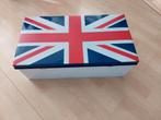 Metalen opbergkistje met Engelse vlag, Ophalen, Minder dan 50 cm, Gebruikt, 50 tot 100 cm