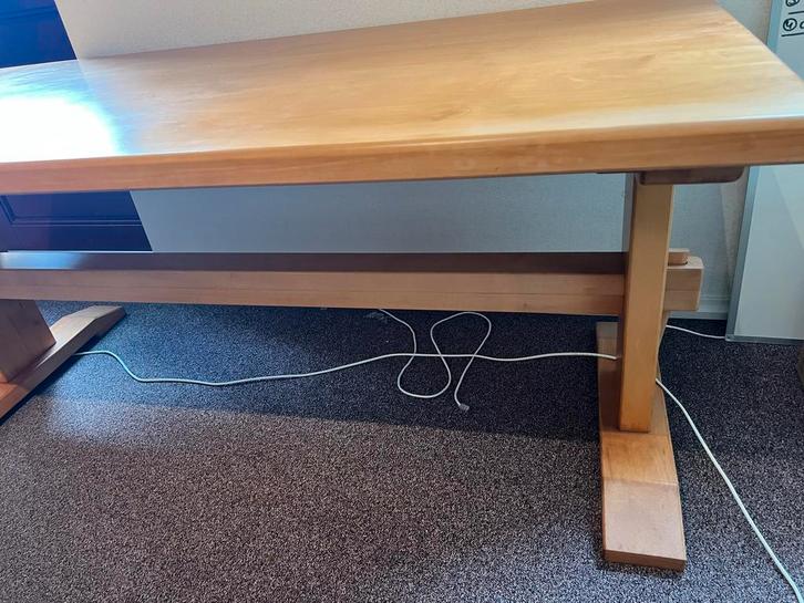 Kloostertafel Kersenhout - 4 Persoons, Huis en Inrichting, Tafels | Eettafels, Gebruikt, 50 tot 100 cm, 150 tot 200 cm, Vier personen