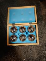 Kistje Jeu de Boules ballen, Sport en Fitness, Bowlen, Ophalen of Verzenden, Zo goed als nieuw, Bal