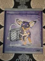 Chihuahua Schilderij - Mirthe Kolkman, Antiek en Kunst, Ophalen of Verzenden