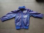 Zomerjas / jongens jas blauw met tekst maat 116 / 122 ZGAN, Ophalen of Verzenden, Zo goed als nieuw, Unlocked, Jongen