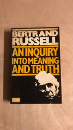 Bertrand Russell.  An inquiry into meaning and truth, Boeken, Ophalen of Verzenden, Zo goed als nieuw