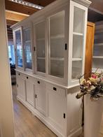 *ACTIE* Mooie Landelijke Witte Buffetkast/ Winkelkast (2510E, Huis en Inrichting, Kasten | Buffetkasten, Gebruikt, Landelijke buffetkast winkelkast kleur wit zijglas