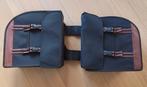 Fastrider dubbele fietstassen, zwart canvas., Fietsen en Brommers, Fietsaccessoires | Fietstassen, Ophalen, Gebruikt