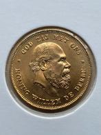 Gouden tientje 1875 Willem 3 unc., Postzegels en Munten, Munten | Nederland, Ophalen of Verzenden, Koning Willem III, 10 gulden