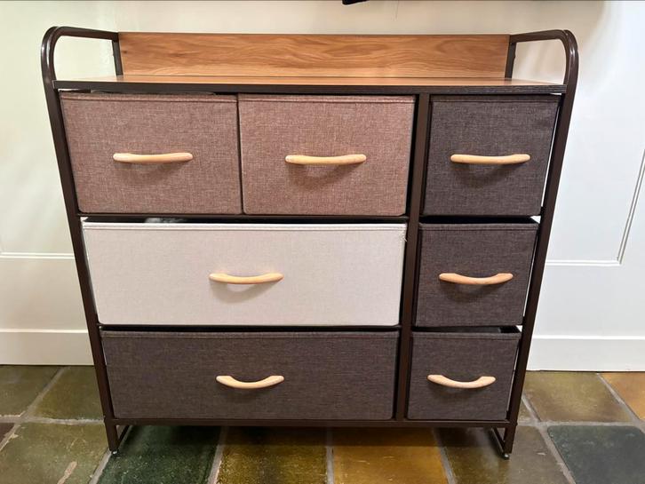 Leuke ladekastje met 7 lades, Huis en Inrichting, Kasten | Ladekasten, Zo goed als nieuw, Minder dan 100 cm, 50 tot 100 cm, 25 tot 50 cm
