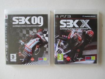 PS3 * SBK Superbike motor 09 of X * Playstation 3 beschikbaar voor biedingen