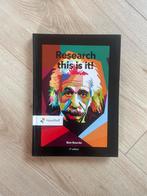 D.B. Baarda - This is research! (ISBN 9789001895464), Sociale wetenschap, Ophalen of Verzenden, Zo goed als nieuw, D.B. Baarda