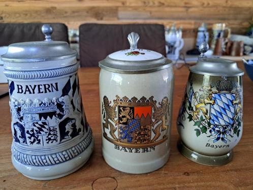 Bierpullen Bayern, Antiek en Kunst, Antiek | Keramiek en Aardewerk, Ophalen of Verzenden