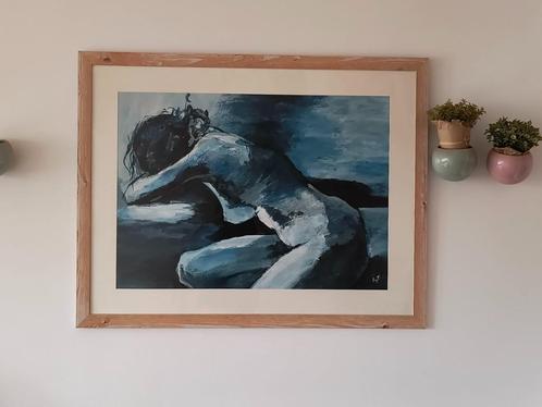 Twee naaktschilderijen uit de Bergense School, Antiek en Kunst, Kunst | Schilderijen | Modern, Ophalen