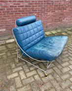 Vintage Leolux Fauteuil type Volare, Huis en Inrichting, Ophalen, Gebruikt, 75 tot 100 cm, Leer