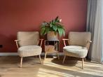Twee prachtige vintage fauteuils, Twee, Gebruikt, Ophalen