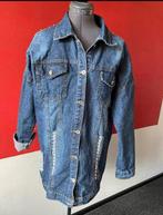 Lang spijkerjack van Noémie Koni maat M . ZGAN, Maat 38/40 (M), Noémie Joni, Blauw, Ophalen of Verzenden