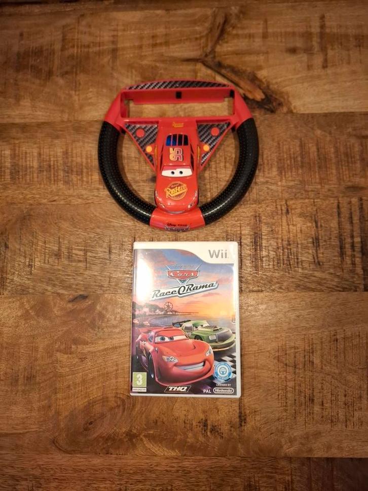 Nintendo wii Disney pixar Cars met origineel cars stuurtje., Spelcomputers en Games, Games | Nintendo Switch, Zo goed als nieuw