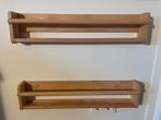 2 IKEA Flisat houten Boekenrekjes/Wandopbergers, Huis en Inrichting, Woonaccessoires | Wandplanken en Boekenplanken, Ophalen of Verzenden
