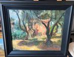 Jeugdherberg Menton. v d Wal gesigneerd, Antiek en Kunst, Ophalen of Verzenden