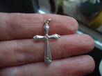 mooi oud echt zilveren hanger kruisje gemerkt mooie staat, Sieraden, Tassen en Uiterlijk, Kettinghangers, Ophalen of Verzenden