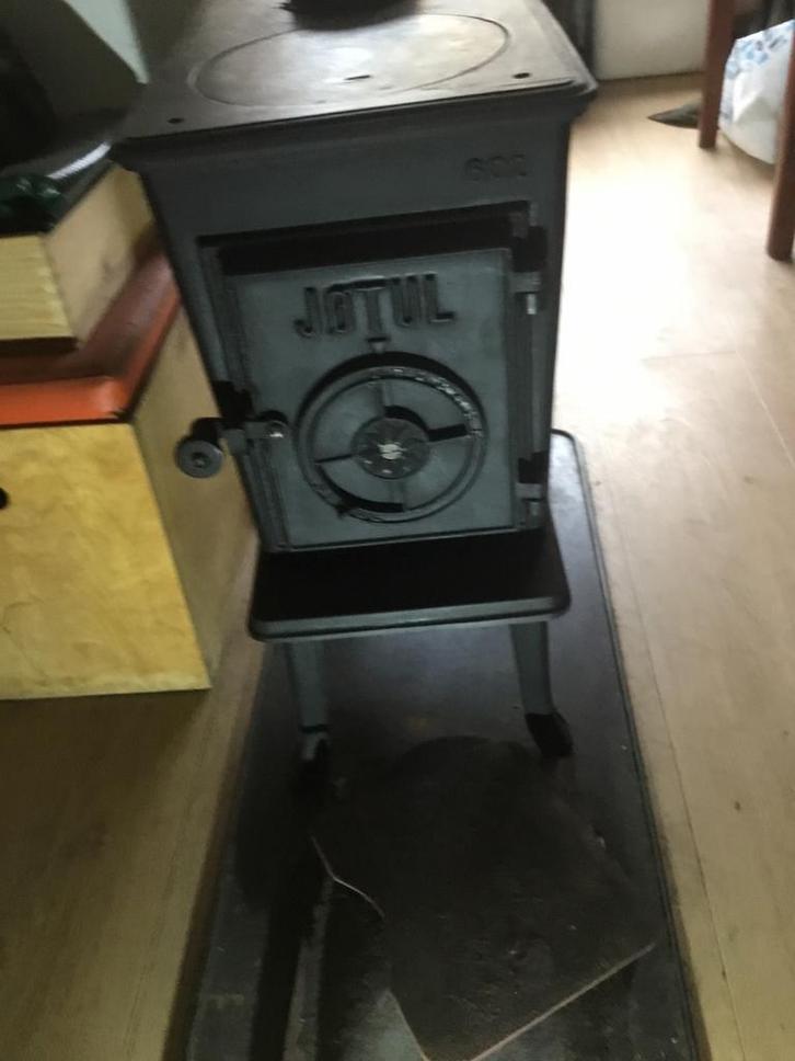 Jotul602 houtkachel, Huis en Inrichting, Kachels, Gebruikt, Vrijstaand, Houtkachel, Hout, Ophalen