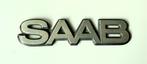 SAAB logo  letters   embleem oldtimer, Ophalen of Verzenden, Gebruikt, Auto's