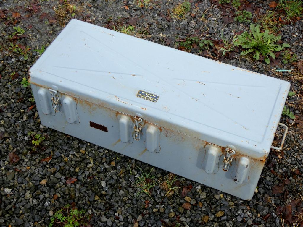 materiaalkist raketwerpers Duitse leger 30x80cm, Ophalen, Marine, Duitsland, Kist of Geocache