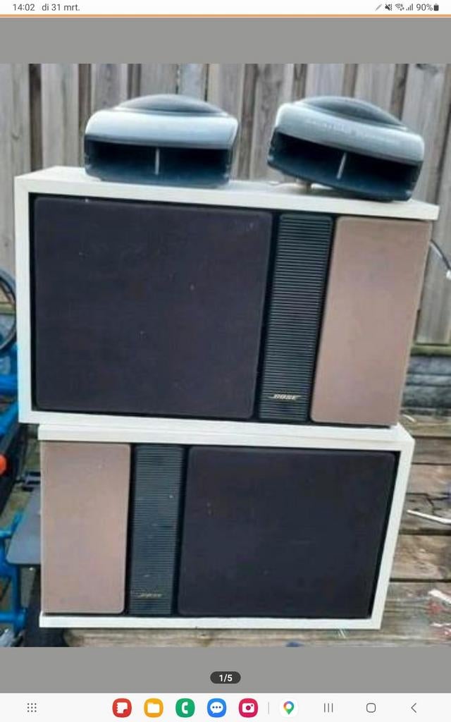 Bose luidsprekers, Gebruikt, Ophalen of Verzenden, Bose, Minder dan 60 watt