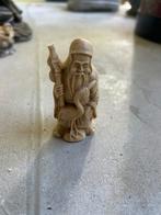 Beeldje van man met kraanvogel, Ophalen of Verzenden