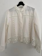Zara offwhite blouse met gehaakte details, XL, 100% katoen, Kleding | Dames, Blouses en Tunieken, Ophalen of Verzenden, Nieuw