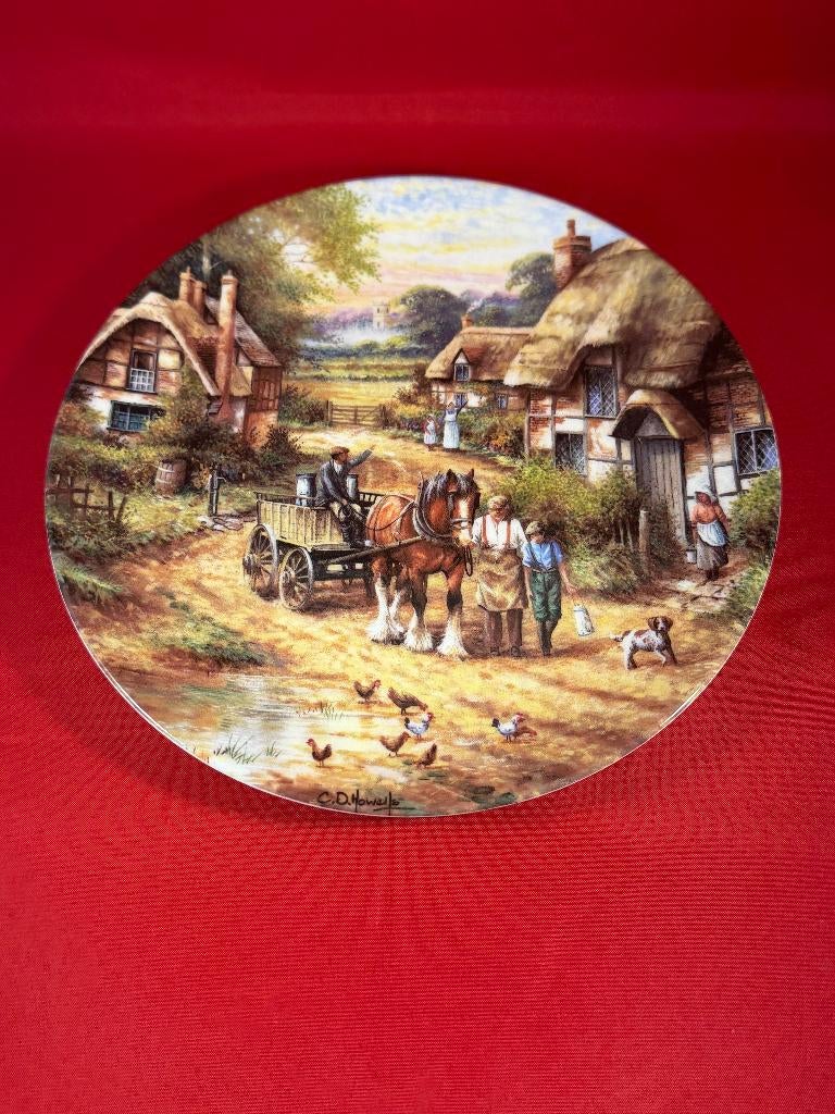 Wedgwood wandbord Early Morning Milk - gelimiteerde versie, Antiek en Kunst, Antiek | Wandborden en Tegels, Ophalen of Verzenden
